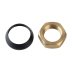 Crosswater PRO416 Cartridge Cover & Nut - Matt Black (PRO416CARTCOVERM) - thumbnail image 1