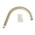 Crosswater PRO416 Spout Assembly - Brushed Brass (PRO416SPOUTASF) - thumbnail image 1