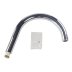 Crosswater PRO416 Spout Assembly - Chrome (PRO416SPOUTASC) - thumbnail image 1