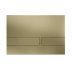 Crosswater Venue Flush Plate - Brushed Brass (VENFLUSHF) - thumbnail image 1