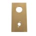 Crosswater VR1212WNF Wall Plate - Brushed Brass (A031140202) - thumbnail image 1