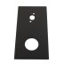 Crosswater VR121WNM Wall Plate - Matt Black (A031140201) - thumbnail image 1