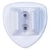 Croydex Amalfi Wall-Mounted Shower Head Holder - White (AM251222) - thumbnail image 1