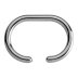 Croydex C Shaped Curtain Ring - Chrome (AK142141) - thumbnail image 1
