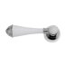 Croydex Classic Cistern Lever - Chrome/White (AJ292241) - thumbnail image 1