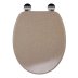 Croydex Dorney Flexi-Fix Toilet Seat - Sandstone Effect (WL601915H) - thumbnail image 1