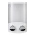 Croydex Double Shampoo/Soap Dispenser - White (PA660622) - thumbnail image 1