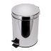 Croydex Five Litre Pedal Bin With Soft Close - Chrome (AJ657341) - thumbnail image 1