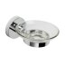 Croydex Flexi-Fix Britannia Soap Dish and Holder - Chrome (QM581941) - thumbnail image 1