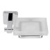Croydex Flexi-Fix Camberwell Soap Dish and Holder - Chrome (QM921941) - thumbnail image 1