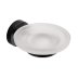 Croydex Flexi-Fix Epsom Black Soap Dish and Holder (QM481921) - thumbnail image 1