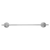 Croydex Flexi-Fix Grosvenor Chrome Towel Rail (QM702741) - thumbnail image 1