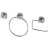 Croydex Flexi-Fix Medway Set - Chrome (QM619941) - thumbnail image 1