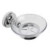 Croydex Flexi-Fix Romsey Soap Dish and Holder - Chrome (QM741941) - thumbnail image 1