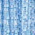 Croydex Geo Mosaic Shower Curtain - White/Blue (AF281624H) - thumbnail image 1