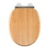 Croydex Hartley Toilet Seat - Oak Effect (WL605076H) - thumbnail image 1