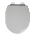 Croydex Luagno Flexi-Fix Wood Toilet Seat - Grey (WL601031H) - thumbnail image 1