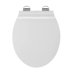 Croydex Michigan Flexi-Fix Toilet Seat - White (WL601622H) - thumbnail image 1