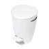 Croydex Plastic Bathroom Bin - White/Grey (AJ670122) - thumbnail image 1