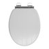 Croydex Portland Flexi-Fix Toilet Seat - White (WL601122H) - thumbnail image 1