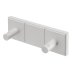 Croydex Portland Robe Hook - White Wood (WA992822) - thumbnail image 1