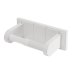 Croydex Portland Toilet Holder - White Wood (WA991122) - thumbnail image 1
