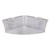 Croydex Press 'N' Lock Corner Basket - Clear (PA120832) - thumbnail image 1