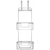 Croydex rust free hook over door double storage basket (QM261241) - thumbnail image 1