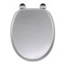 Croydex Silver Quartz Flexi-Fix Toilet Seat (WL601840H) - thumbnail image 1