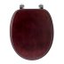 Croydex Solid Wood Toilet Seat - Mahogony (WL515241) - thumbnail image 1