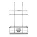 Croydex Stick 'N' Lock Double Hook Over Caddy - Chrome (QM264441) - thumbnail image 1