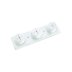 Croydex Triple Cloth Holders - White (DB361510U) - thumbnail image 1