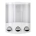 Croydex Triple Shampoo/Soap Dispenser - White (PA660722) - thumbnail image 1