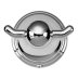 Croydex Westminster Double Robe Hook - Chrome (QM201741) - thumbnail image 1