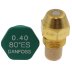 Danfoss Oil Nozzle - ES 80 Degrees x 0.40 Gal/h (D01-030F8304) - thumbnail image 1