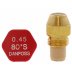 Danfoss Oil Nozzle - S 80 Degrees x 0.45 Gal/h (D01-030F8906) - thumbnail image 1