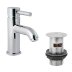 Deva Vision Basin Mixer & Press Top Waste - Chrome (VSN113) - thumbnail image 1