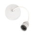 Essentials 6" Ceiling Pendant Set - White (PRC031) - thumbnail image 1