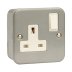 Essentials 1 Gang 13A DP Switched Socket (CL035) - thumbnail image 1