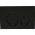 Fluidmaster T-Series Circle Dual Flush ABS Plate - Black (P47-0190-0240) - thumbnail image 1