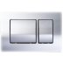 Fluidmaster T-Series Key Dual Flush ABS Plate - Gloss Chrome (P43-0120-0240) - thumbnail image 1