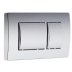 Fluidmaster T-Series Key Dual Flush ABS Plate - Matt Chrome (P43-0110-0240) - thumbnail image 1