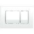 Fluidmaster T-Series Key Dual Flush ABS Plate - White (P43-0130-0240) - thumbnail image 1