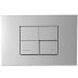 Fluidmaster T-Series Tile Dual Flush ABS Plate - Matt Chrome (P45-0110-0240) - thumbnail image 1