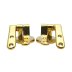 Fluidmaster Toilet Seat Hinges - Gold (BQ0061) - thumbnail image 1