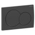 Geberit Alpha01 Dual Flush Plate - Round - Matt Black (115.035.14.1) - thumbnail image 1