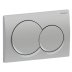 Geberit Alpha01 Dual Flush Plate - Round - Matt Chrome (115.035.46.1) - thumbnail image 1