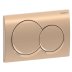 Geberit Alpha01 Dual Flush Plate - Round - Red Gold (115.035.QA.1) - thumbnail image 1