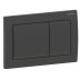 Geberit Alpha01 Dual Flush Plate - Square - Matt Black (115.055.14.1) - thumbnail image 1