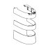 Geberit AquaClean Bottom Cover - Alpine White (244.110.11.1) - thumbnail image 1